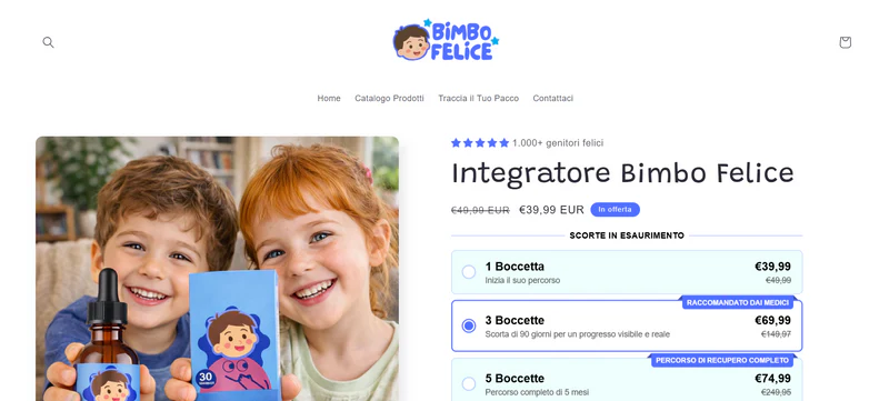 Caso studio Bimbo Felice